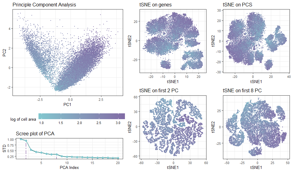 Effect of Introducing Principle Components on Non-linear Dimensionality Reduction 