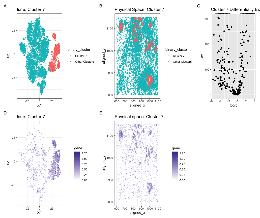 Expression of CD9 in reduced dimensional and physical space