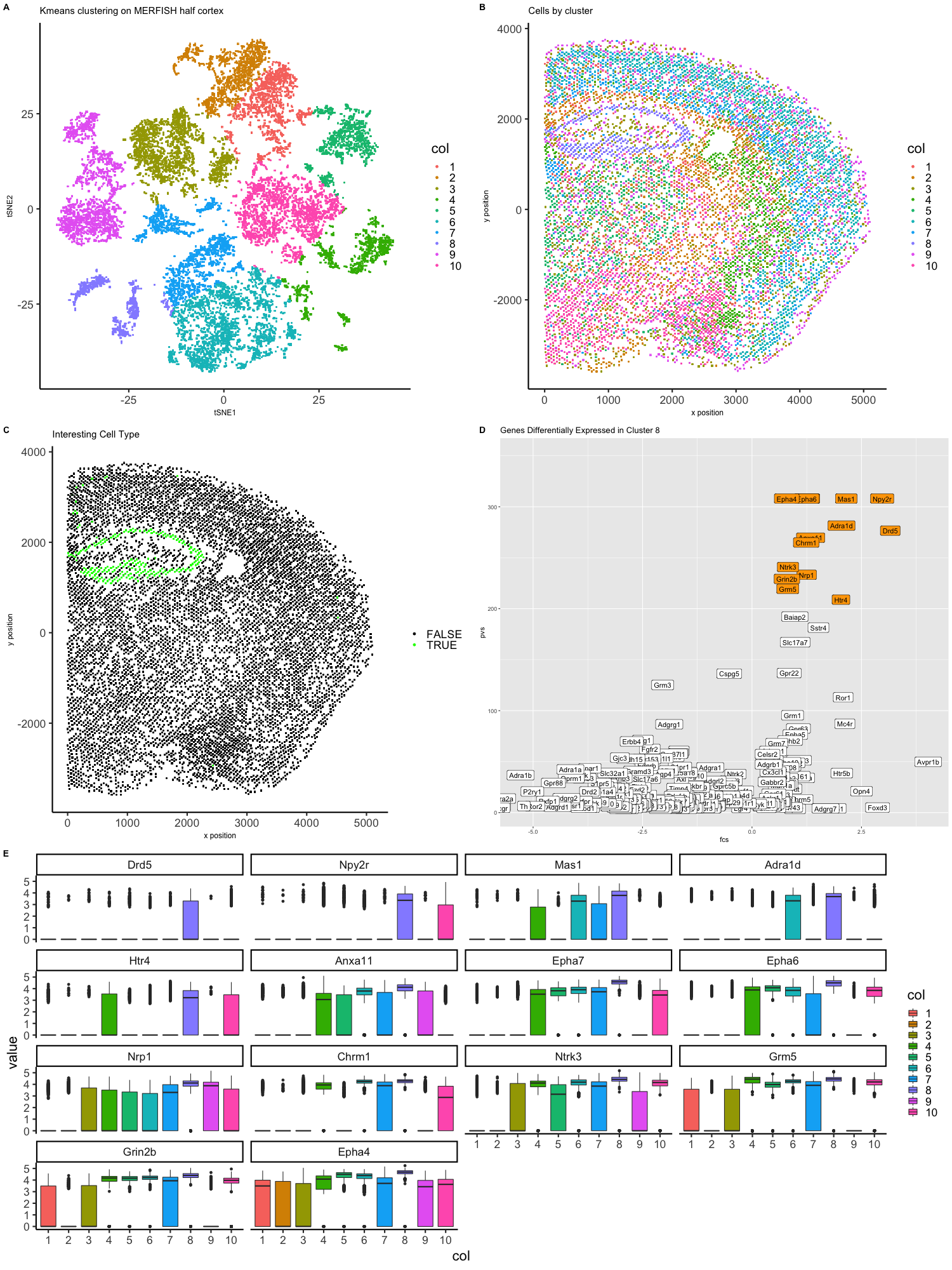 Identifying Interesting Cells By Spatial Transcriptomics